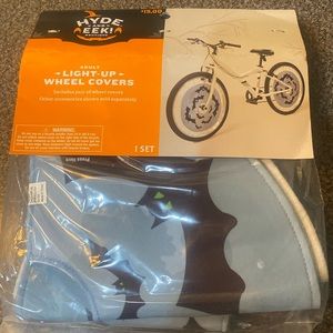 New in bag BAT light up wheel covers for adult bike